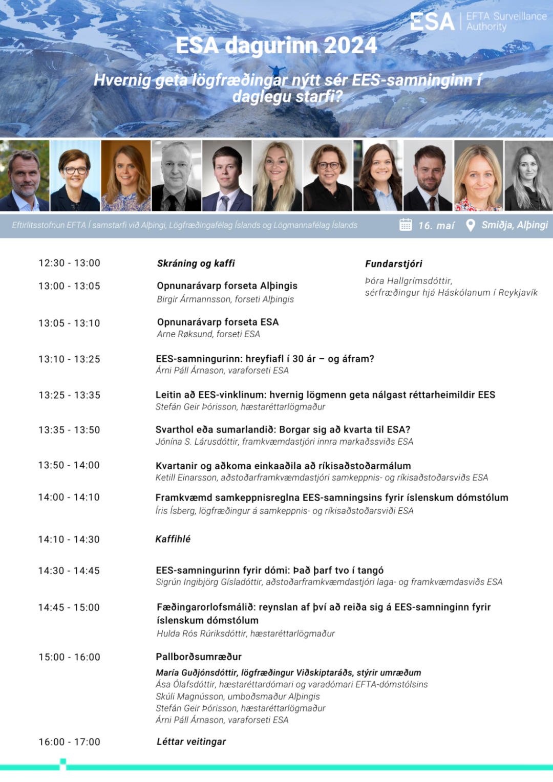 ESA dagurinn 2024 / ESA day 2024 | EFTA Surveillance Authority