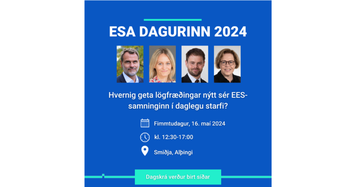 ESA dagurinn 2024 / ESA day 2024 | EFTA Surveillance Authority